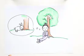 守株待兔简笔画怎么画视频封面
