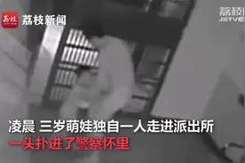三岁萌娃凌晨独自到派出所扑进警察怀里，教科书式“报警”后续视频封面