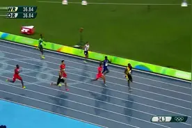 重温里约奥运会4x100接力决赛，博尔特最后一棒绝杀日本夺冠视频封面