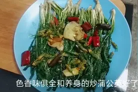春天里的美食，爆炒蒲公英和蒲公英花，养身和口福一起解决。视频封面