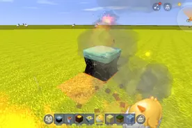 迷你世界：在石板上烤肉，回到原始社会的教学