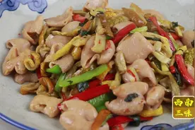 生炒猪大肠的做法,简单美味又脆爽下饭,看看你喜欢吃不？视频封面