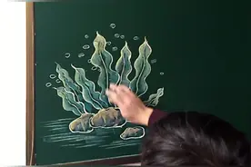 简笔画水草的三种画法，超简单超好看