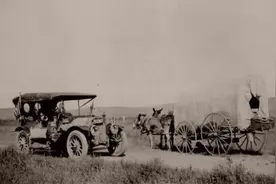 1868-1912年美国西部拓荒时期的景象视频封面