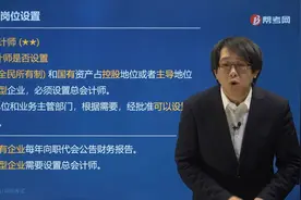 郑晓博老师详解哪些企业需要设置总会计师？总会计师有什么地位？视频封面