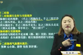 中西医09针灸学：经络系统的组成，十二经脉分布、走向与交接规律视频封面