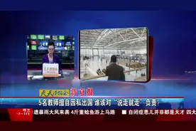 5名教师擅自因私出国 谁该对“说走就走”负责？视频封面