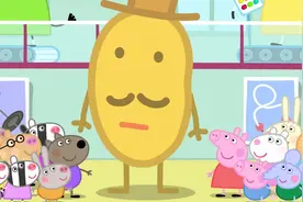 小猪佩奇（英文版）：看动画学英语 S03-17 Potato Comes to Town视频封面