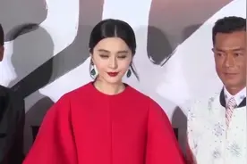 范冰冰疑似撞脸蔡明，脸部一大一小不对称，甚至有一点诡异！