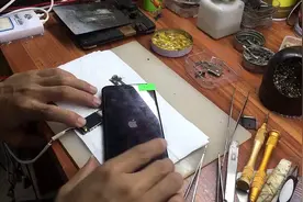 iphone6显示花屏，茂哥更换了发财电感 L1519后完美修复视频封面