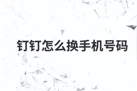 钉钉怎么换手机号码
