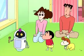 蜡笔小新：AI机器人来了哦，会唱歌会跳舞，还挺智能的