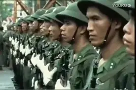 珍贵的越战纪实影片，1975年越南人民军进驻西贡部队胜利游行视频封面