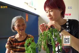 百岁奶奶皮肤细滑，赛过二八少女，原来是食用艾青蒿的美容佳效！