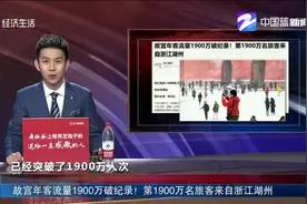 故宫年客流量1900万破纪录！ 第1900万名游客来自...视频封面