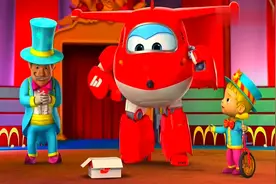 超级飞侠：马戏团火车被困，乐迪在积雪中做出一条隧道，顺利通行视频封面