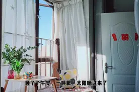 50平小户型：天气渐暖，朝北房子开始有阳光照耀，终于不那么阴冷