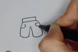 简笔画画简单的裤子，简单易学，适合所有幼儿小朋友们学习哦