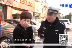 黄线是啥意思？女司机不停眨巴眼，交警气坏：你这都不知道？视频封面