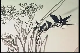 徐湛写意花鸟教程：41水仙的画法视频封面