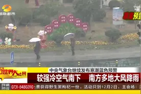 较强冷空气南下，南方多地进入“寒冬”，局地降温幅度将超10℃视频封面