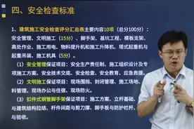 龙炎飞老师详细介绍建筑施工安全检查评分汇总表上包含哪些内容？视频封面