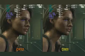 1080TI显卡分别用DX12跟DX11对比生化危机3重制版哪个效果好