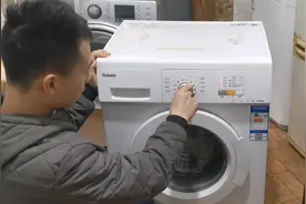 维修滚筒洗衣机故障：开机就启动，程序调不了，原来编码器都没有