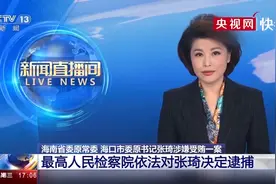 国家监察委员会调查终结 最高人民检察院依法对张琦决定逮捕