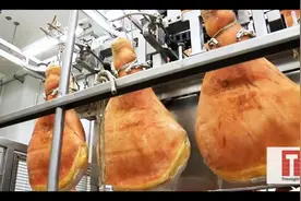 意大利帕尔玛大火腿加工全过程，看着就流口水视频封面