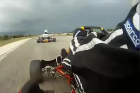 看完以后开卡丁车不敢随便漂移了