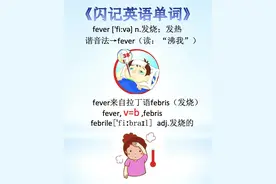 零基础记单词—fever 发烧；发热视频封面