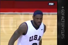 2007年的美国男篮队内对抗赛，科比VS詹姆斯视频封面