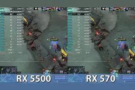 RX 5500 vs RX 570（即580 2048SP 4G）显卡性能测试对比视频封面