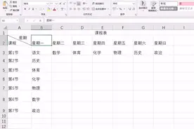 EXCEL 制作一周课程表，职场排班表，时间段排班也可以这样做哦