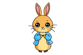 如何轻松画一只彼得兔？简笔画 轻松画画视频封面