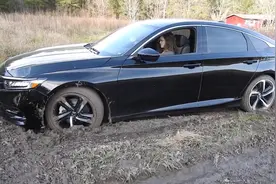 女司机把车开进泥潭，猛踩油门以为有戏，结果真是尴尬视频封面