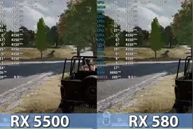 RX 5500 vs RX 580（8G 2304SP） 显卡性能测试对比视频封面