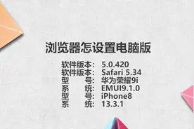 浏览器怎么设置电脑版
