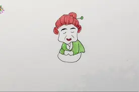 怎么画可爱的老奶奶简笔画，绘画达人教你画可爱的老奶奶简笔画