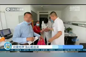 初夏时节，当心蛇出没！扬州：大妈被毒蛇咬伤，淡定抓蛇就医视频封面