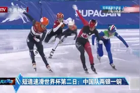 短道速滑世界杯上海站：武大靖500米意外摔倒摘银视频封面
