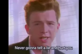 80年代舞曲《Never Gonna Give You Up》永不放弃你视频封面