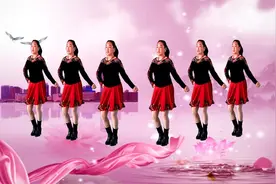 入门广场舞《你是我的玫瑰》开在我的身边，最美最美，歌醉舞美
