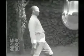 珍贵影像：1934年汪精卫保镖卫队长，练太极影像！