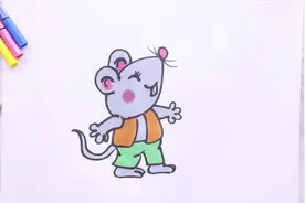 老鼠怎么画