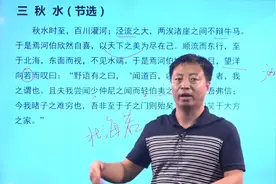 山东专升本金名网校大学语文《秋水 》正文视频封面