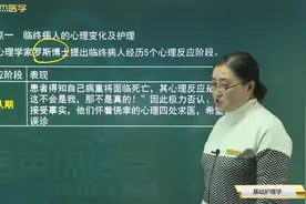临终病人经历的5个心理反应阶段：否认期、愤怒期、协议期……视频封面