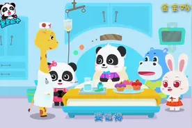 细菌来了——医院里的细菌真可怕！奇奇不洗手，偷吃东西生病了！