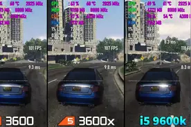 Ryzen 5 3600x VS i5 9600k 游戏对比视频封面